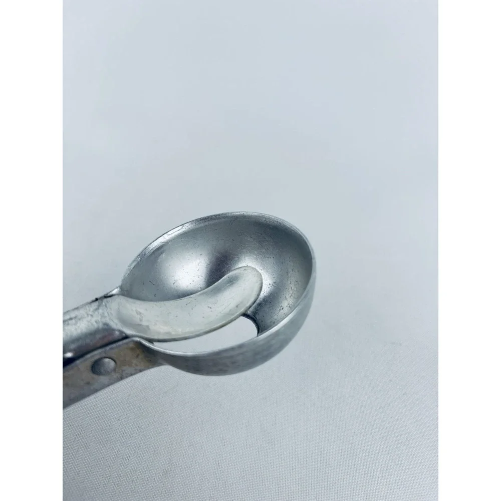 Vintage Ice Scream Meatball Scoop Aluminum Pat. No. 2756698 USA MCM 1950s 7
